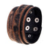 braunes rohleder armband herren manschette breitarmband uniqal sale